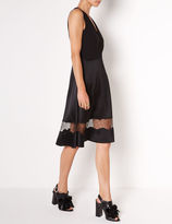 Thumbnail for your product : Alexander Wang Black V-Neck Lace Band Dress