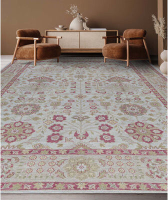 Bokara Rug Co., Inc. Hand-Knotted High-Quality Gold and Gold Area Rug