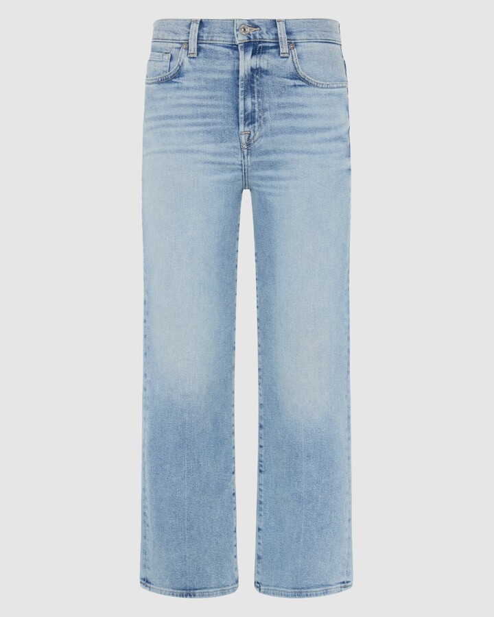 7 For All Mankind Luxe Vintage Cropped Alexa in Must