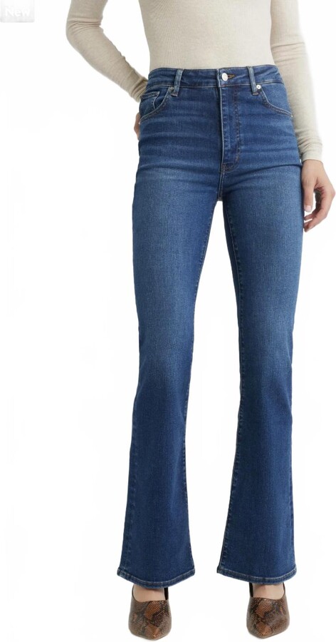 Frame Reboot High Waist Bootcut Jeans In Outfox