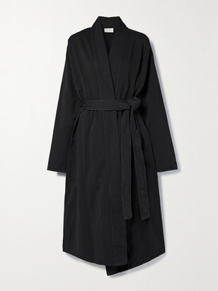 The Row Rimbaud Belted Cotton And Linen-blend Twill Coat