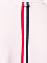 Thumbnail for your product : Thom Browne RWB stripe piqué polo dress