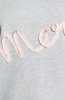 Thumbnail for your product : Love By Design 'Merci' Appliqué Sweatshirt (Juniors)