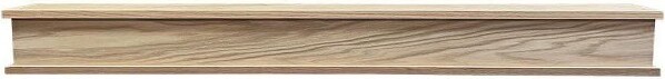 Mantels Direct MantelsDirectBisbee60inchx6inchFloatingFireplaceWoodMantelShelf-Unfinished