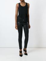 Thumbnail for your product : Maison Margiela fringed mesh tank top