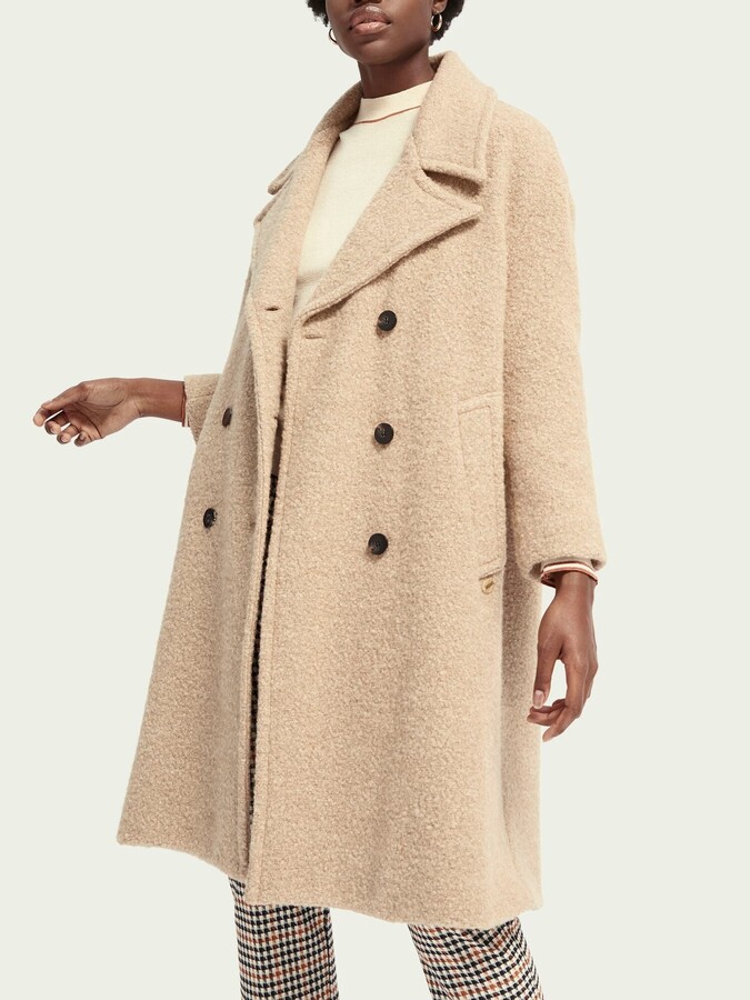 oversized double breasted coat