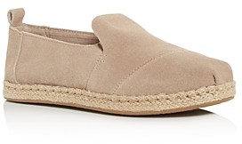 pearlized metallic canvas women's espadrilles