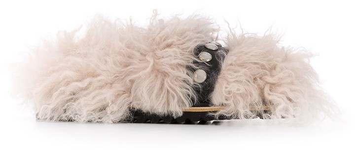 Dorothee Schumacher Furry Softness sandals - ShopStyle