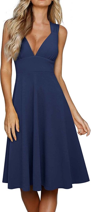 Alwyeans Summer Dresses for Women UK Clearance Party Elegant