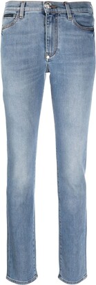 Philipp Plein Mid-Rise Slim-Cut Jeans