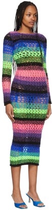 AGR Multicolor Knit Stripe Maxi Dress