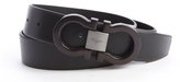 Thumbnail for your product : Ferragamo black leather gancini buckle classic belt