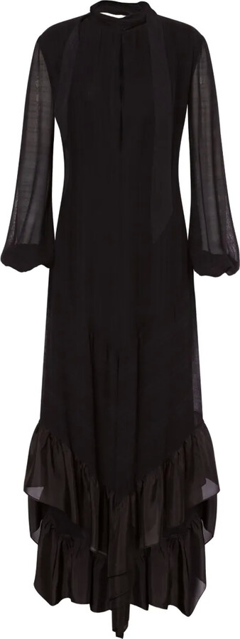 Philosophy di Lorenzo Serafini Ruffle-Detail Maxi Dress