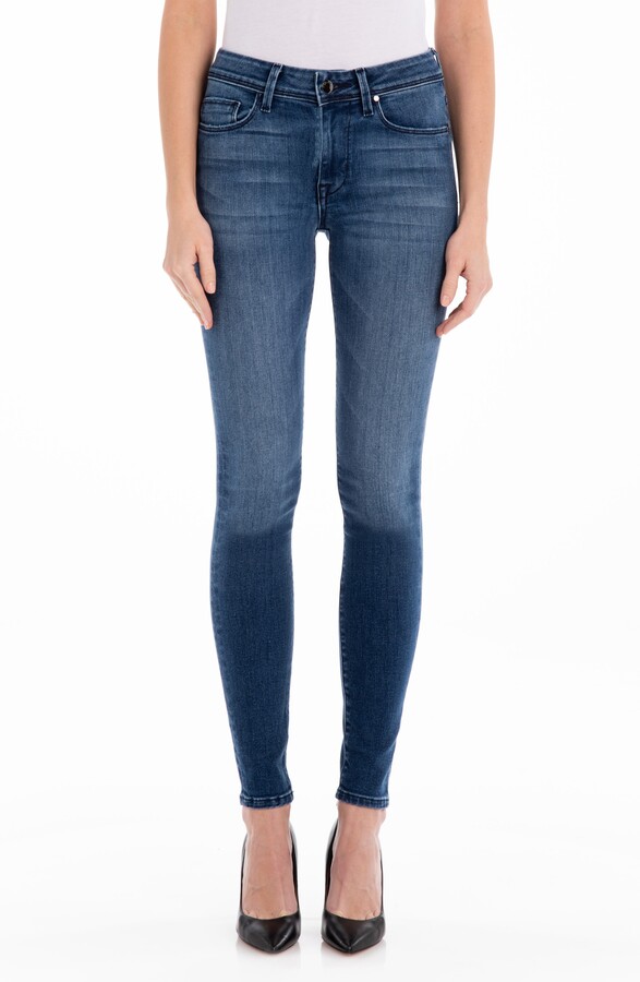 stacked skinny denim