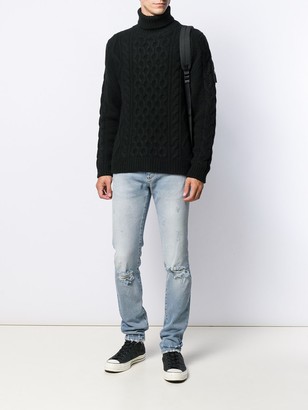 Alanui Cable-Knit Roll-Neck Jumper