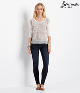 Thumbnail for your product : Aeropostale Lorimer Long Sleeve Woven/Knit Patterned Top