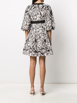 Thumbnail for your product : Pinko Abstract-Print Flared Dress