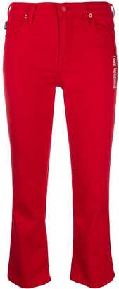 Love Moschino Cropped Skinny Fit Jeans
