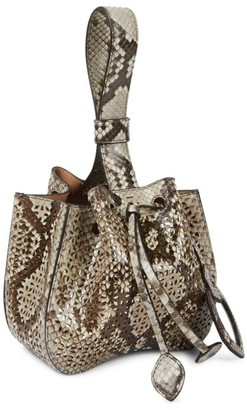 Alaia Mini Rose-Marie Python Bracelet Bag