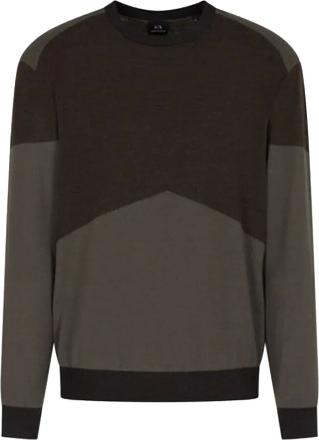 Armani Exchange Colour-Block Sweater