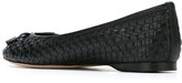 Thumbnail for your product : Sarah Chofakian Leather Woven Ballerinas