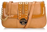 Thumbnail for your product : Melie Bianco Erin Clutch with chain shoulder strap and studs