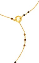 Thumbnail for your product : Chan Luu Beaded Lariat Leaf Necklace