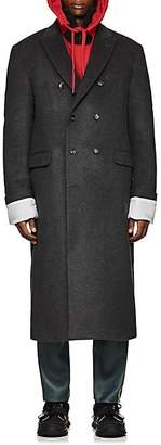 Cmmn Swdn Men's Ruben Wool Double-Breasted Topcoat - Charcoal