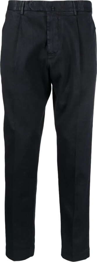 Dell'oglio Pleated Tapered-Leg Trousers