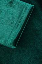 Thumbnail for your product : Quiz Sam Faiers Green Velvet Wrap Midi Dress
