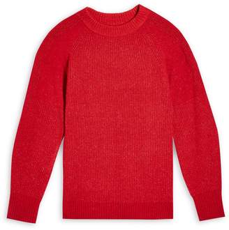 Topshop Ribbed Crew Neck Sweater