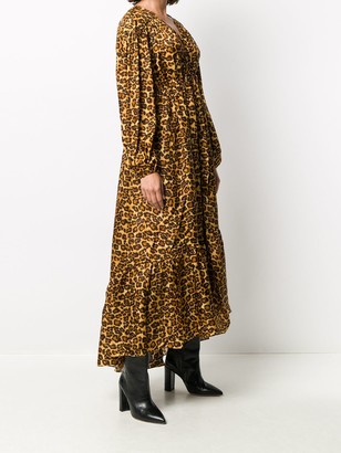 Zimmermann Amelie leopard print maxi dress