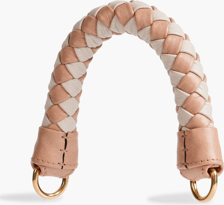 Mulberry Two-tone braided leather bag strap
