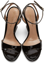 Thumbnail for your product : Gianvito Rossi Black Ankle Strap Curved Heels
