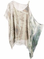 Thumbnail for your product : Antonelli Tie-Dye One-Shoulder Blouse