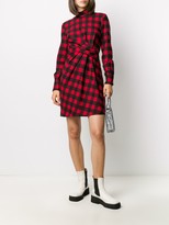 Thumbnail for your product : MSGM Plaid Wrap Dress