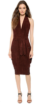Thumbnail for your product : Hermes What Goes Around Comes Around Suede Dress
