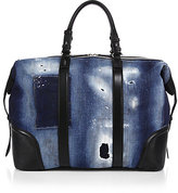 Thumbnail for your product : DSQUARED2 Leather & Denim Duffel Bag