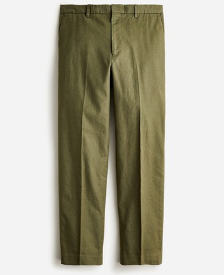 J.Crew Classic-fit stretch hemp-organic cotton blend suit pant