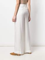 Thumbnail for your product : Brunello Cucinelli high waisted palazzo trousers