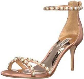 badgley mischka black evening shoes