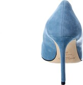 Thumbnail for your product : Jimmy Choo Cass 95 Suede & Leather Pump
