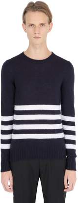 S.O.H.O New York Striped Mohair Blend Sweater