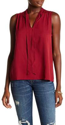 Lucky Brand Tie Neck Shell Blouse