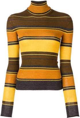 Acne Studios Striped Turtleneck Sweater