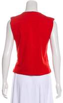 Thumbnail for your product : Lafayette 148 Embellished Silk-Blend Top
