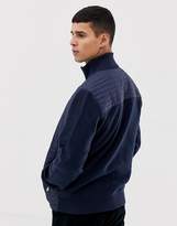 Thumbnail for your product : Selected Homme+ Quilted Jacket With Knitted Sleeves