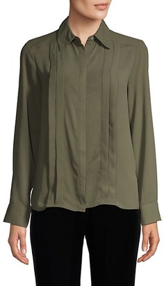 Nanette Nanette Lepore Pleated Long-Sleeve Shirt