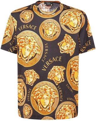 gold versace shirt