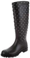 Thumbnail for your product : Saint Laurent Festival Crystal-Embellished Rain Boots